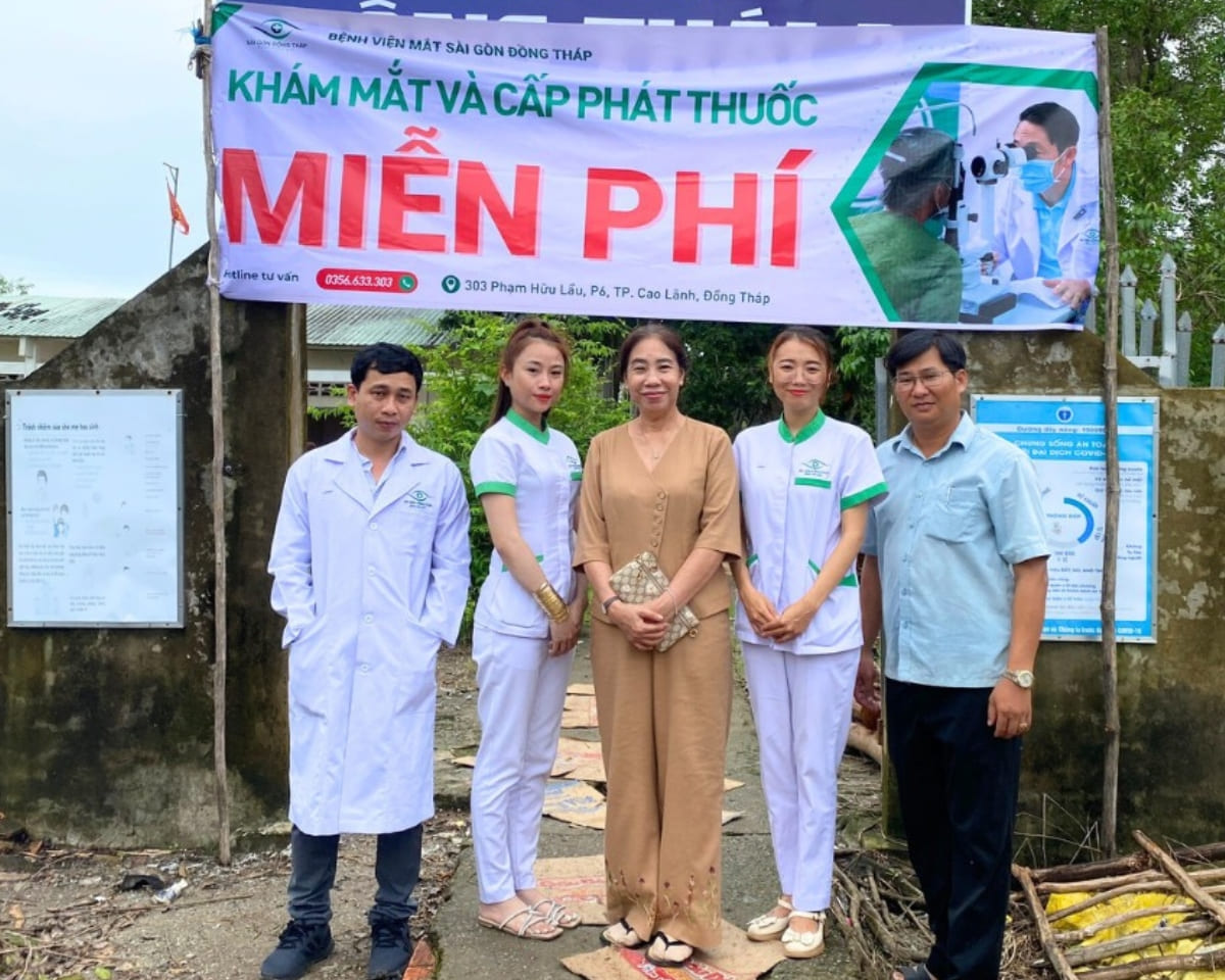 Hoạt động của Bệnh viện Mắt Sài Gòn Đồng Tháp