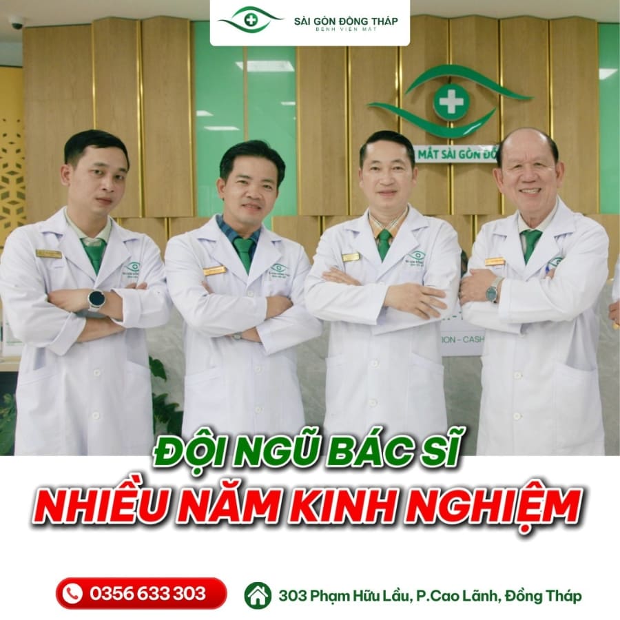 Khối Chuyên môn Bệnh viện Mắt Sài Gòn Đồng Tháp