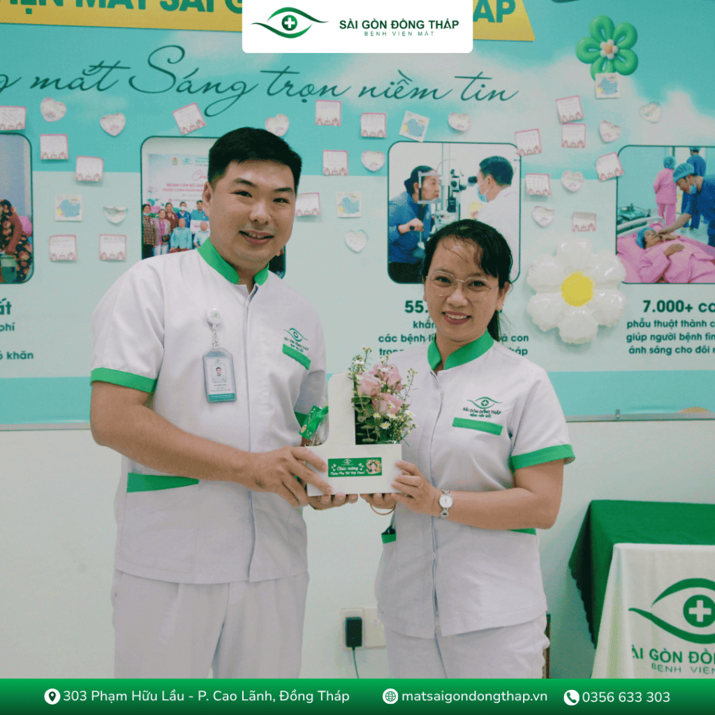 Nụ cười rạng rỡ trong ngày đặc biệt của phái đẹp Mắt Sài Gòn Đồng Tháp