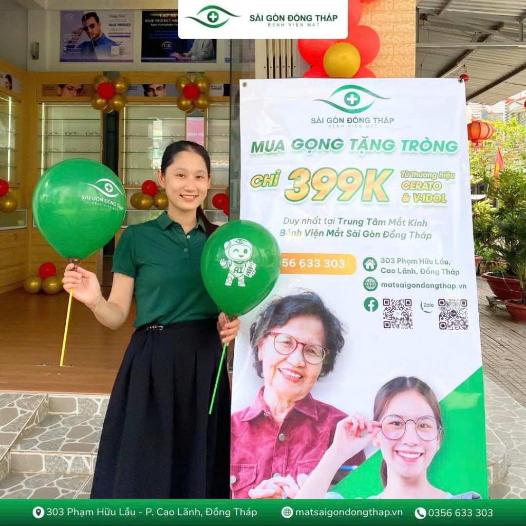 Trung tâm mắt kính Bệnh viện Mắt Sài Gòn Đồng Tháp – Thanh Bình chính thức khai trương