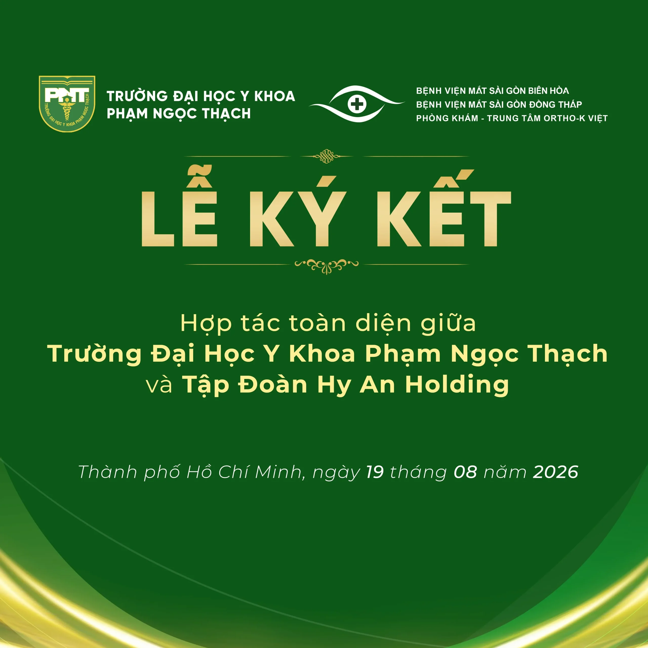 Hợp tác toàn diện trường Đại học Y khoa Phạm Ngọc Thạch và Hy An Holding